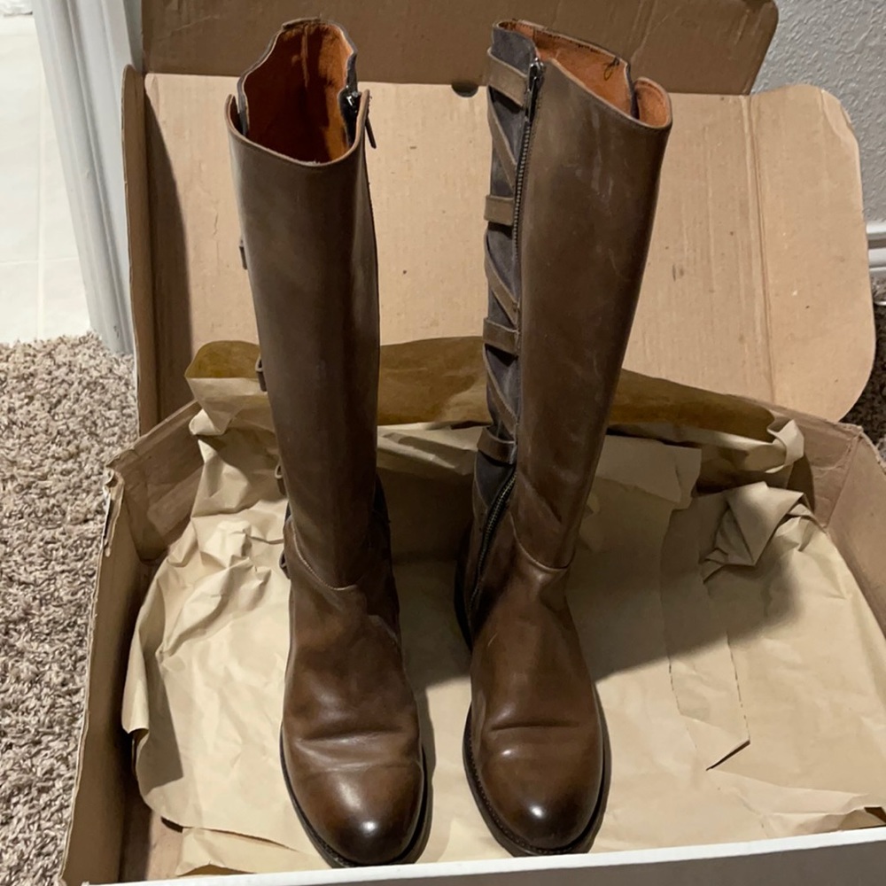 Frye Jordan Strappy Tall Boots